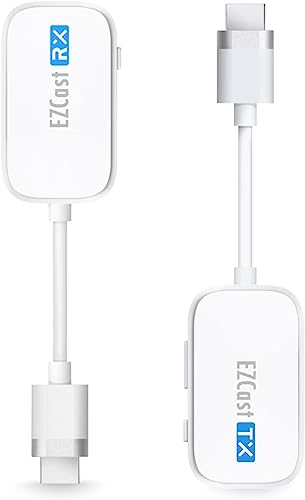 DXCHIP TRANSFER HDMI TRANSMITTER AND RECEIVER, 98FT/30M, HDR, 2H3001, WHITE - Like New