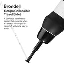 BRONDELL BIDET GOSPA COLLAPSIBLE TRAVEL BIDET 500ML TRAVEL BAG GS-60BLK - BLACK - Brand New