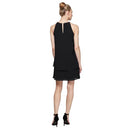S.L. Fashions Short Beaded Halter Neck Cocktail Gown Black 6 - Brand New