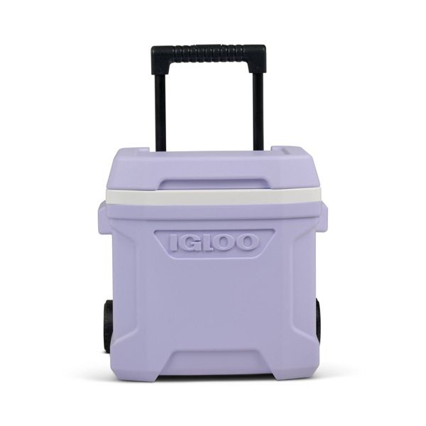 IGLOO PROFILE 24 CANS/16QT ROLLING COOLER - - LILAC BREEZE - Like New