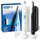 ORAL-B IO SERIES 2 ELECTRIC TOOTHBRUSH PURE WHITE NIGHT BLACK 2PK - BLACK/ WHITE - Like New