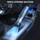 EDERFUN Cordless Handheld Car Vacuum, 16000PA 2-in-1 Blow & Suction - Gray - Like New