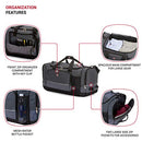SWISSGEAR APEX DUFFLE BAG TRAVEL GYM BUNGEE-CORD SYSTEM 9000204227 Gray/Black - Brand New