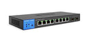 LINKSYS LGS310MPC 8-PORT MANAGED POE+ SWITCH - BLACK - Like New