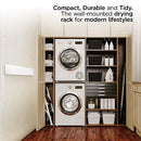 Step Up Laundry Drying Rack 28-INCH White Wall Mounted B0882WSX8Y - White - Like New