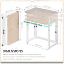 4NM No Tool Assembly 36" Small Desk, Folding Portable Slidingã€ŽB088NDXVPFã€‘ - Brand New