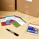 AVERY MOVING LABELS 40219 (218 TOTAL) - MULTICOLOR - Brand New