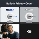 GUSGU G910 2K WEBCAM WITH MICROPHONE VIDEO STREAMING CAMERA - SILVER - Like New