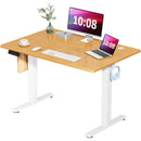 SMUG STANDING DESK, 48" x 24" INCH, ELECTRIC HEIGHT ADJUSTABLE - OAK - Like New