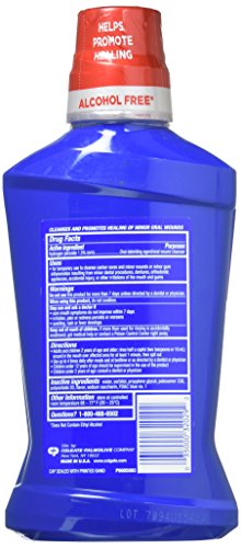 LOT-MOUTHRINSE-MINT-29455-NEW COLGATE PEROXYL MOUTH SORE RINSE MILD MINT - BLUE - Brand New