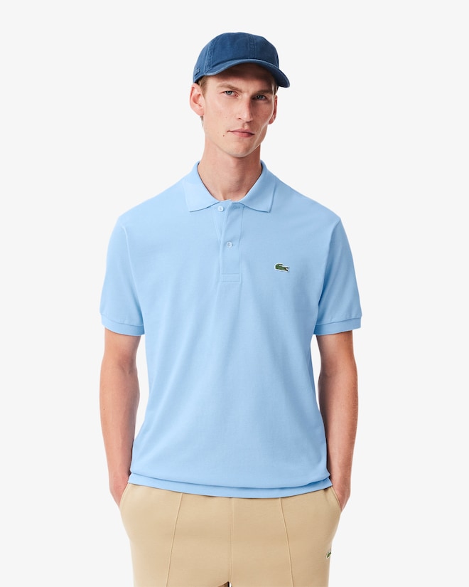 LACOSTE MEN'S CLASSIC FIT ORIGINAL L.12.12 POLO - SIZE: MEN L - PASTEL BLUE - Brand New