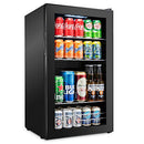 IVATION 126 CAN BEVERAGE REFRIGERATOR | FREESTANDING ULTRA COOL MINI - BLACK - Like New