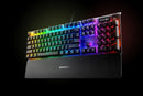 STEELSERIES APEX 7 MECHANICAL GAMING KEYBOARD OLED - BROWN TACTILE SWITCHES - Like New