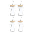 Lenox Tuscany Classics Iced Coffee Glass Tumblers, Set of 4 - Brand New