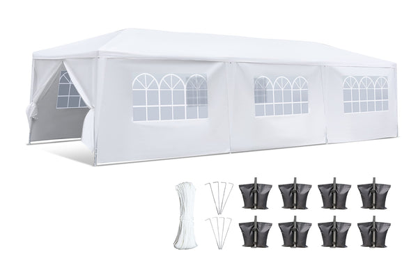 SERENELIFE POP UP CANOPY TENT 10X30 PORTABLE COMMERCIAL INSTANT - Scratch & Dent