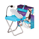 Salon Step The Beauty Footrest for Easy At-Home Pedicures - Blue New