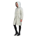 353SN553 COLE HAAN WOMENS NYLON CHANNEL QUILTED JACKET OPAL SIZE XS - Brand New