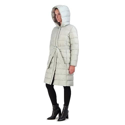 353SN553 COLE HAAN WOMENS NYLON CHANNEL QUILTED JACKET OPAL SIZE XS - Brand New