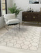UNIQUE LOOM TRELLIS FRIEZE AREA RUG - GEOMETRIC (5' 1" X 8', - Scratch & Dent
