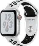 For Parts: APPLE WATCH NIKE SERIES 4 GPS / CELL / 40MM MTV92LL/A CRACKED SCREEN DEFECTIVE