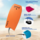 Legendary Pro X Bodyboard Beach Hard Slick Bottom Boogie Boards Kids/Adults 37'' - Brand New