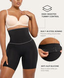 SHAPELLX SHAPEWEAR TUMMY CONTROL SHORT WOMEN XL SXMT240163-BK - BLACK - Brand New
