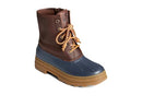 SPERRY SALTWATER 2.0 LEATHER - SIZE: MEN 9.5 (AU/UK M7) (EU M40.5) - NAVY - Like New