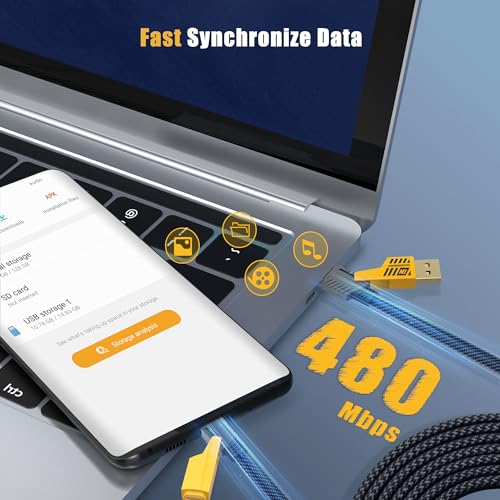 YISH Multi Charging Cable 4-in-1, 6Ft Fast Charging Cable Universal Charging - Like New