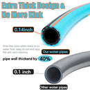 KITYS FATCH FLEXIBLE GARDEN HOSE 50FT 5/8", NEW UPGRADED LEAK-PROOF - BLUE - Brand New