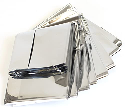 PRIMACARE CB-6841 EMERGENCY FOIL MYLAR THERMAL BLANKET 82"X54" - SILVER - Brand New