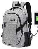 Trustbag X-20 Laptop Backpack USB Charging Port Business Water Resistant Grey - Brand New