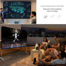 Projector Screen with Stand 120 inch 16:9 HD 4K Outdoor Indoor Projection Screen - Like New