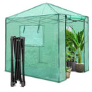 PEXFIX 8'X 8' PORTABLE WALK-IN GREENHOUSE EASY SETUP A-GE06016-USAM026 - GREEN - Like New