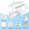 KJFEOIYE Under Sink Organizers Storage 2 Pack Large Capacity Heavy Load White - Like New