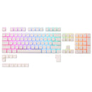 LTC LavaCaps PBT Double Shot 116-Key Keycaps Set Translucent XDA Profile - White Like New