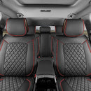 MotorBox Prestige Faux Leather Seat Covers Full Set' Semi-Universal WSHN/BK - Like New