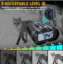 NIGHT VISION GOGGLES 4K INFRARED DIGITAL BINOCULARS4000MAH RECHARGEABLE - BLACK - Like New