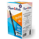 2095473 Paper Mate Gel Pen Profile Retractable Pen 0.7mm 36 Count Black - Brand New