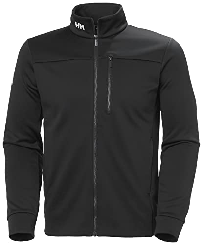 30229 HELLY HANSEN MEN'S CREW FLEECE JACKET EBONY SIZE L - Brand New