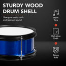 Best Choice Products 3-Piece Beginner Drum Set for Kids Juniors - Blue - Brand New