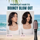 BEACHWAVER BWBLBR01 BLOW BRUSH - VERSATILE BLOW-DRY BRUSH FOR ALL HAIR - ROSE - Like New