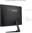 VIEWSONIC 27" CURVED 1440P 1MS 180HZ MONITOR WITH FREESYNC PREMIUM - BLACK Like New