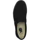 VANS UNISEX CLASSIC SLIP-ON - SIZE: MEN 8.5 WOMEN 10 - BLACK/BLACK - Like New