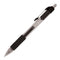 OFFICE DEPOT SOFT-GRIP RETRACTABLE GEL PENS, 0.7 MM, BLACK BARREL - BLACK - Brand New
