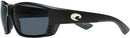 Costa Del Mar Tuna Alley 06S9009 - GRAY 580P (Lenses) /MATTE BLACK (Frame) - Like New