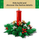 LEGO Christmas Table Decoration Building Brick-Built Holiday Centerpiece 40743 - Like New
