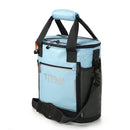 TITAN BY ARCTIC ZONE 13QT BUCKET COOLER ICE WALLS ARCTIC PEAK: SOFT-SIDED - BLUE - Like New