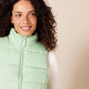 AMAZON ESSENTIALS SAGE GREEN WOMEN'S PUFFER VEST FALL & WINTER - XS - Brand New