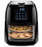 Chefman Compact 6.3-Qt 4-In-1 Digital Air Fryer+, Rotisserie, Dehydrator - Black - Like New