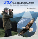ERUIDI 20X52 BINOCULARS ADULTS HIGH POWERED - ERUIDI BIRD WATCHING LONG RANGE - Brand New